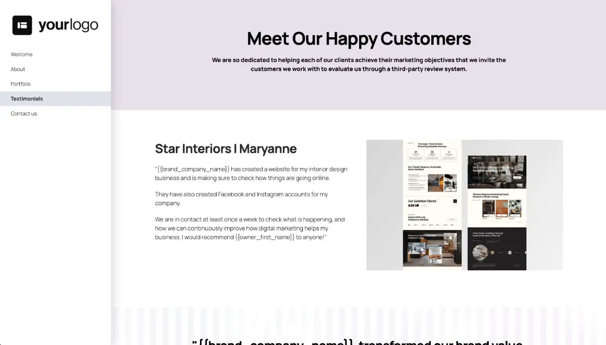 Agency Brochure Template Slide 5