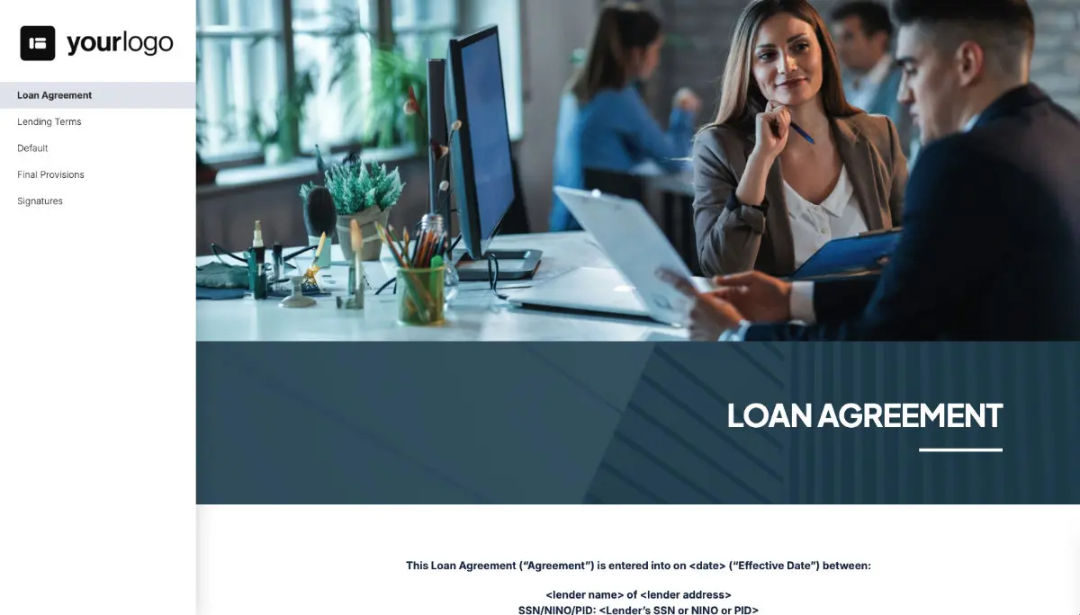 Simple Loan Agreement Template Slide 2