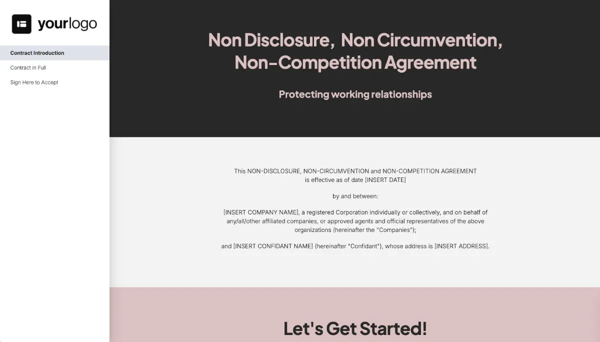 Non Circumvention Agreement Template (US) - The legal basics