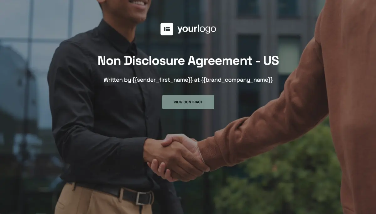 Non Disclosure Agreement Template (US)
