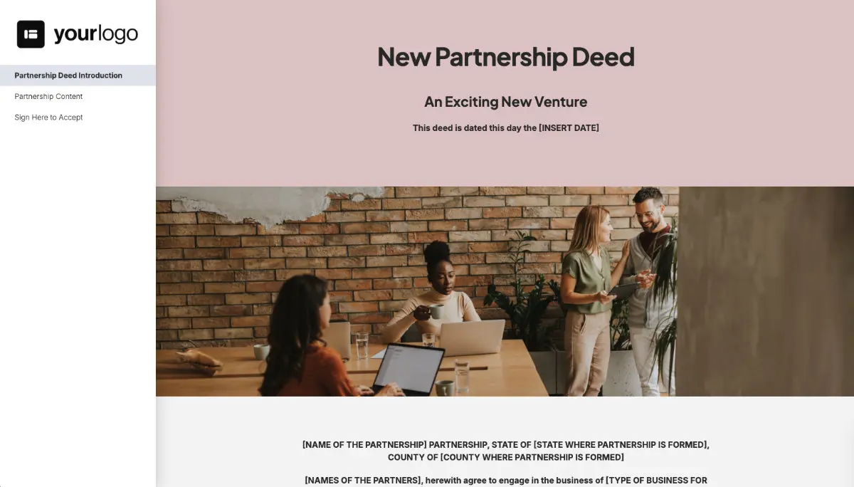 Partnership Contract Template (US) - The legal basics