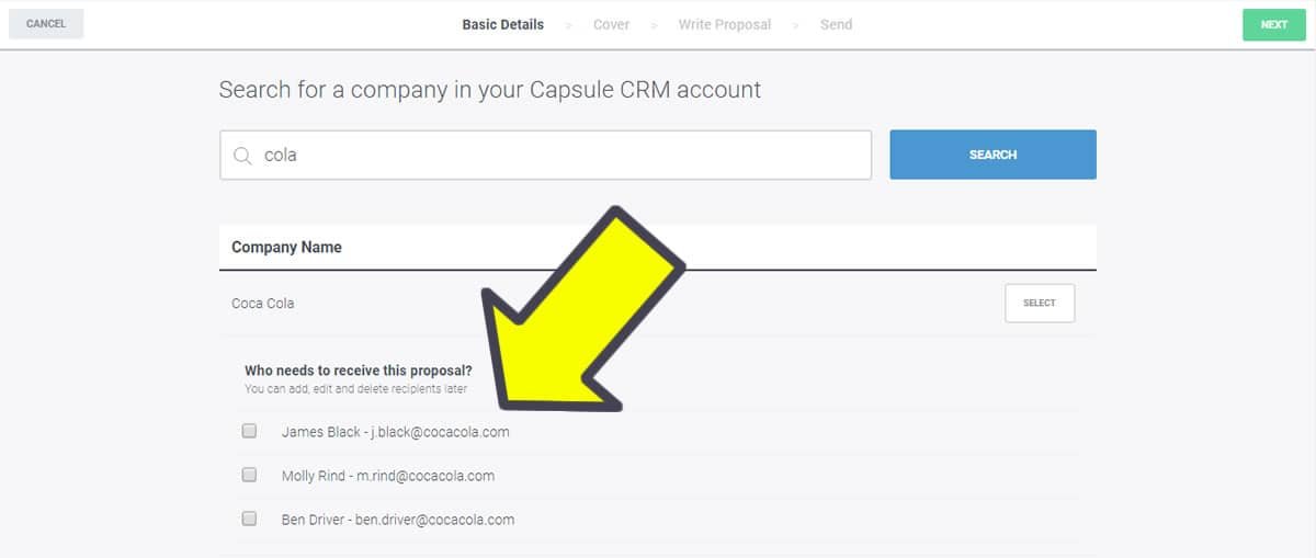 Connect Capsule to Better Proposals - Step2
