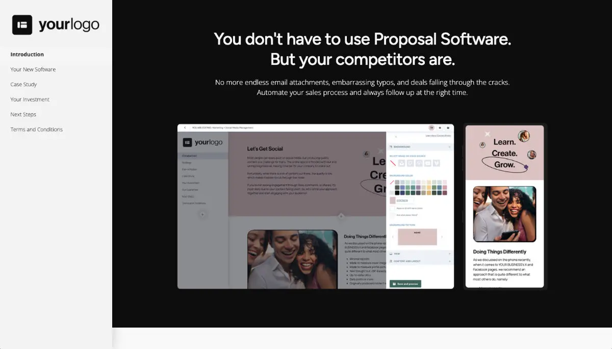Better Proposals Product Proposal Template - Introduction that matters