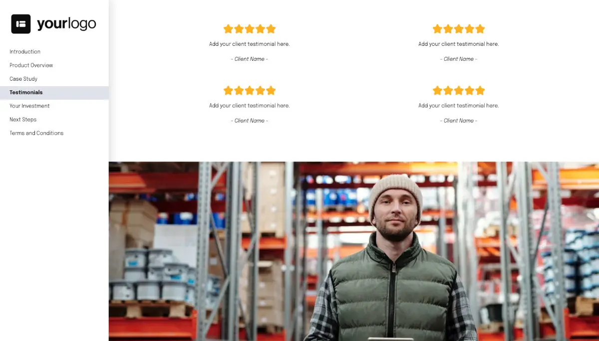 General Product Proposal Template - Deep Purple Slide 5