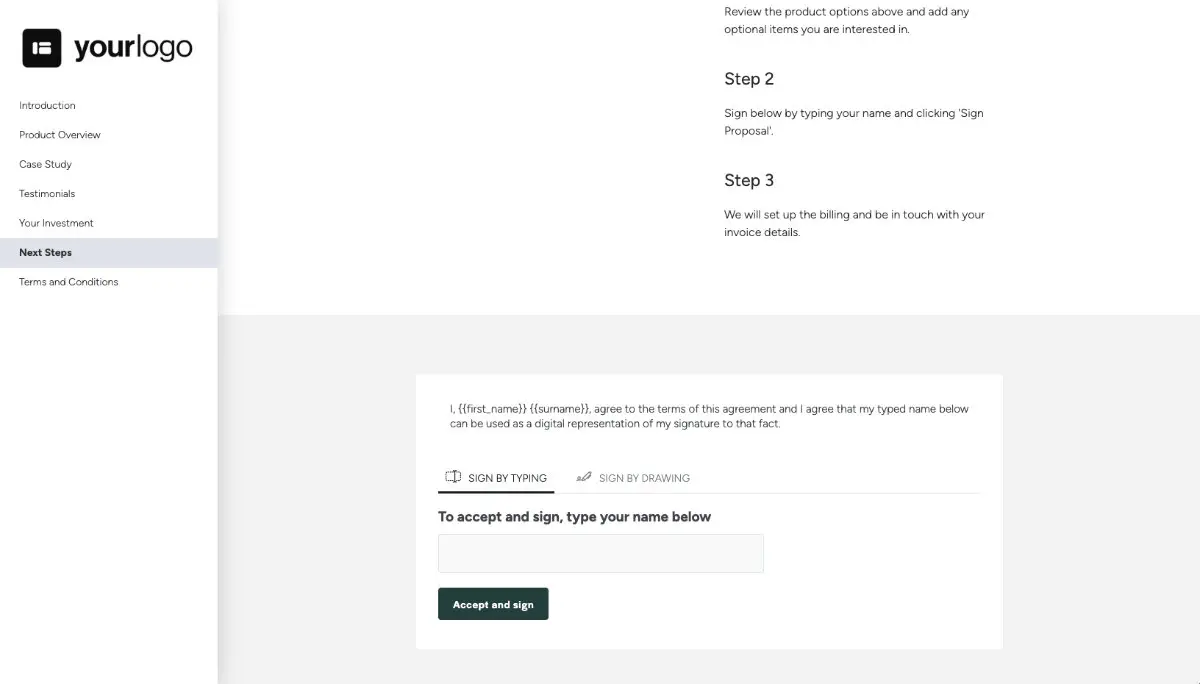 General Product Proposal Template - Dark Green Slide 7