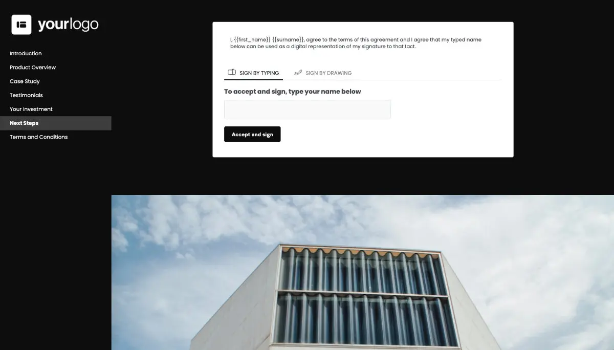 General Product Proposal Template - Black Slide 7