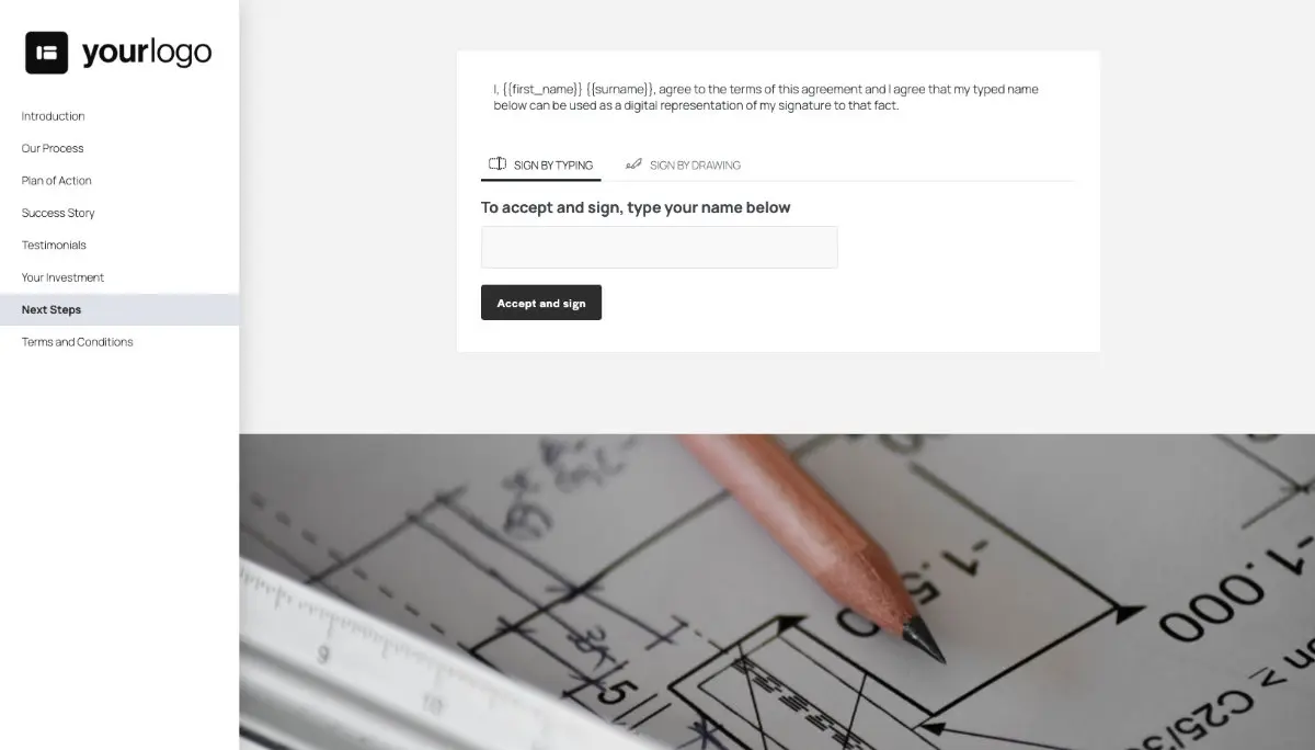 General Service Proposal Template - Dark Gray - Next steps