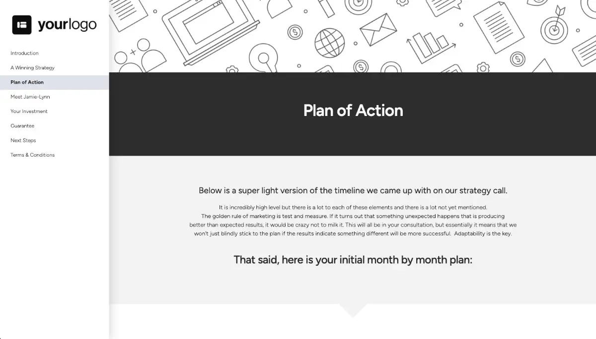 Business Coaching Proposal Template Slide 4