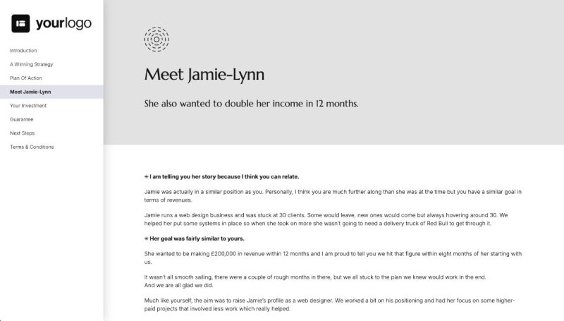 Business Consulting Proposal Template - Pricing