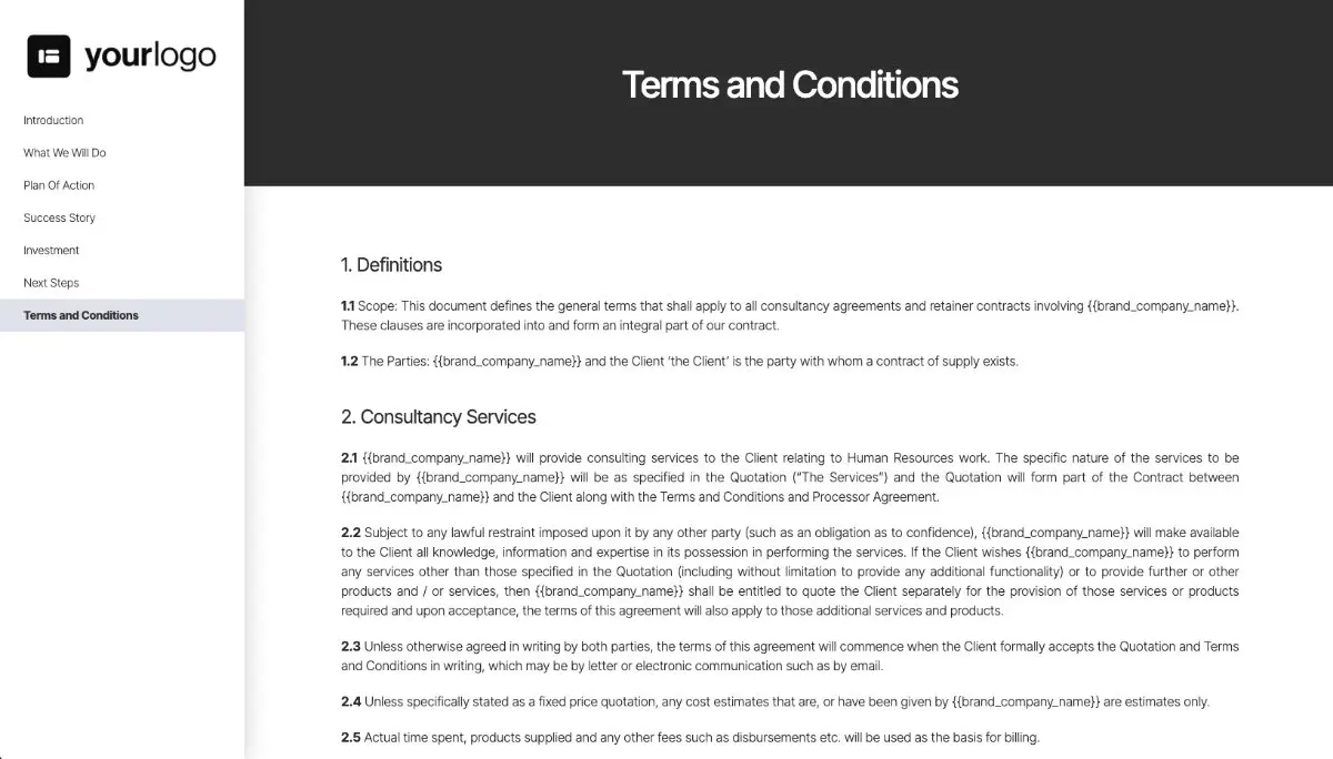 Human Resources Proposal Template Slide 8