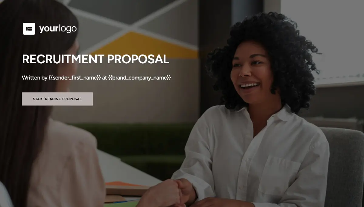 Recruitment Proposal Template