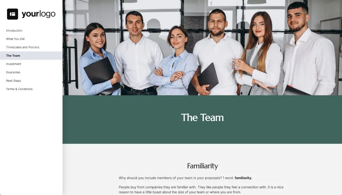 Sales Proposal Template Slide 5