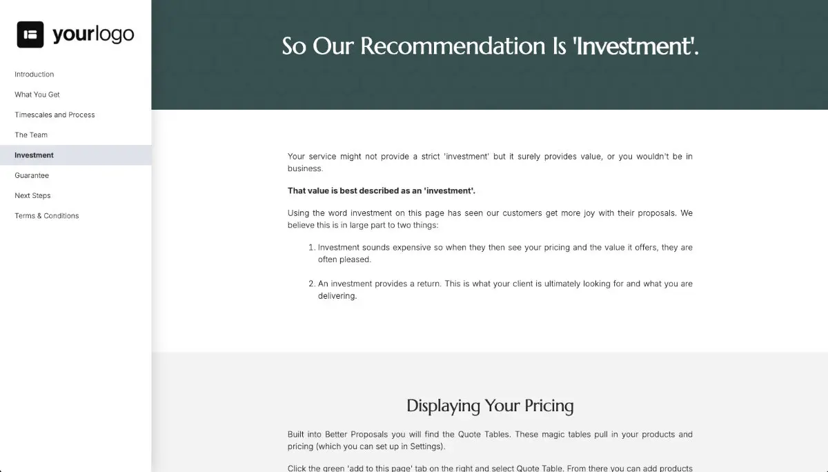 Sales Proposal Template Slide 6