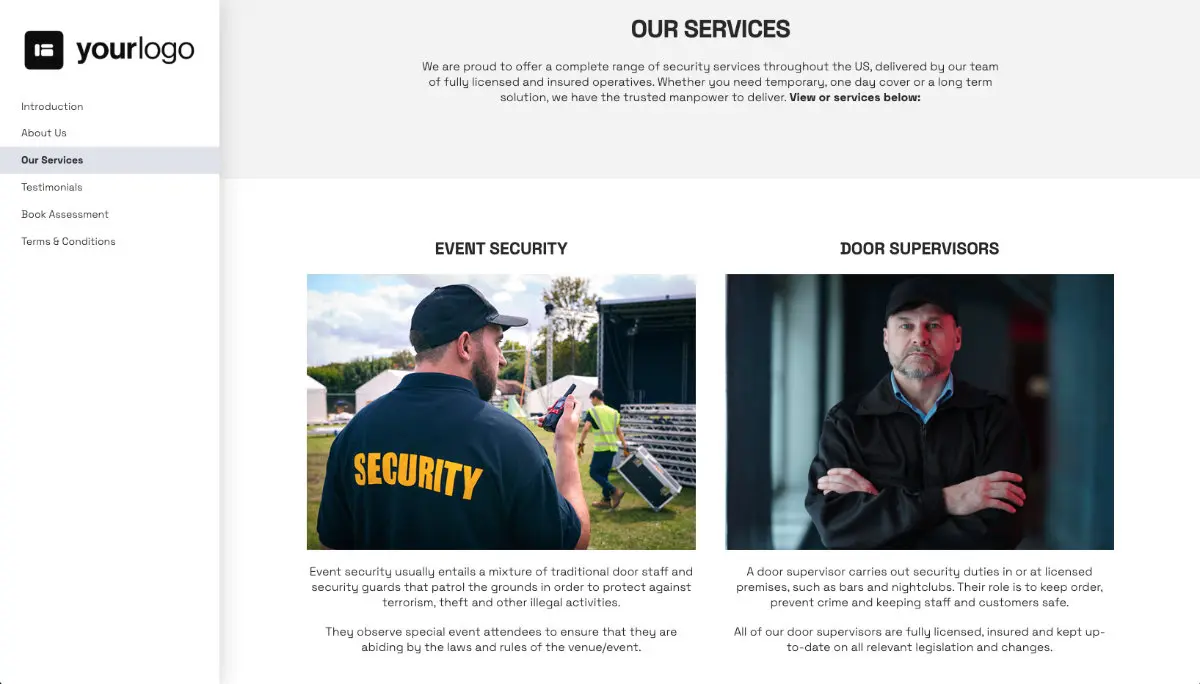 Security Proposal Template - Case study example