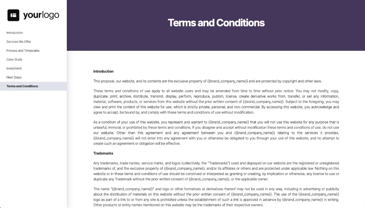 Tutoring Proposal Template - Pre-written contract