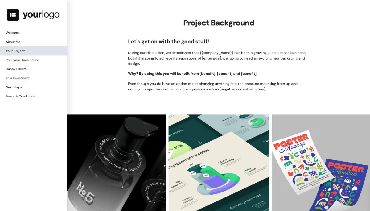 Freelance Design Proposal Template Slide 4