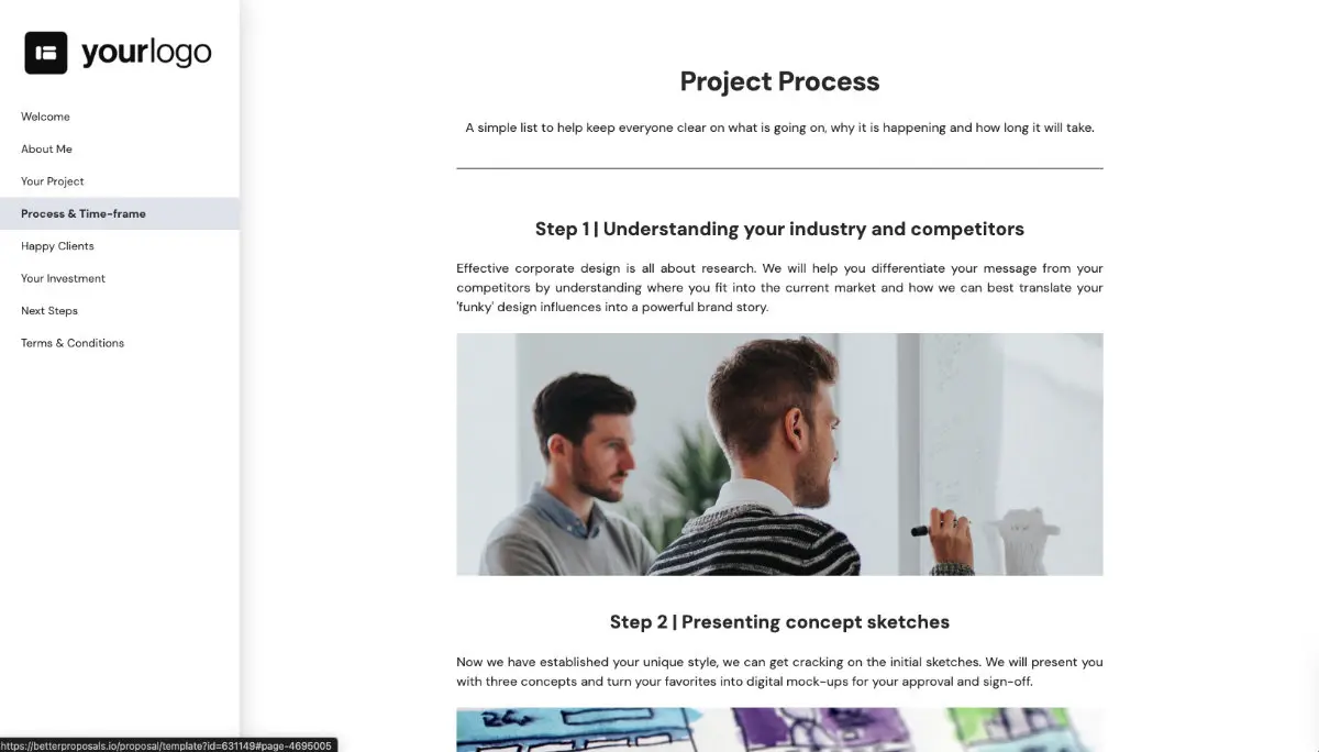 Freelance Design Proposal Template Slide 5