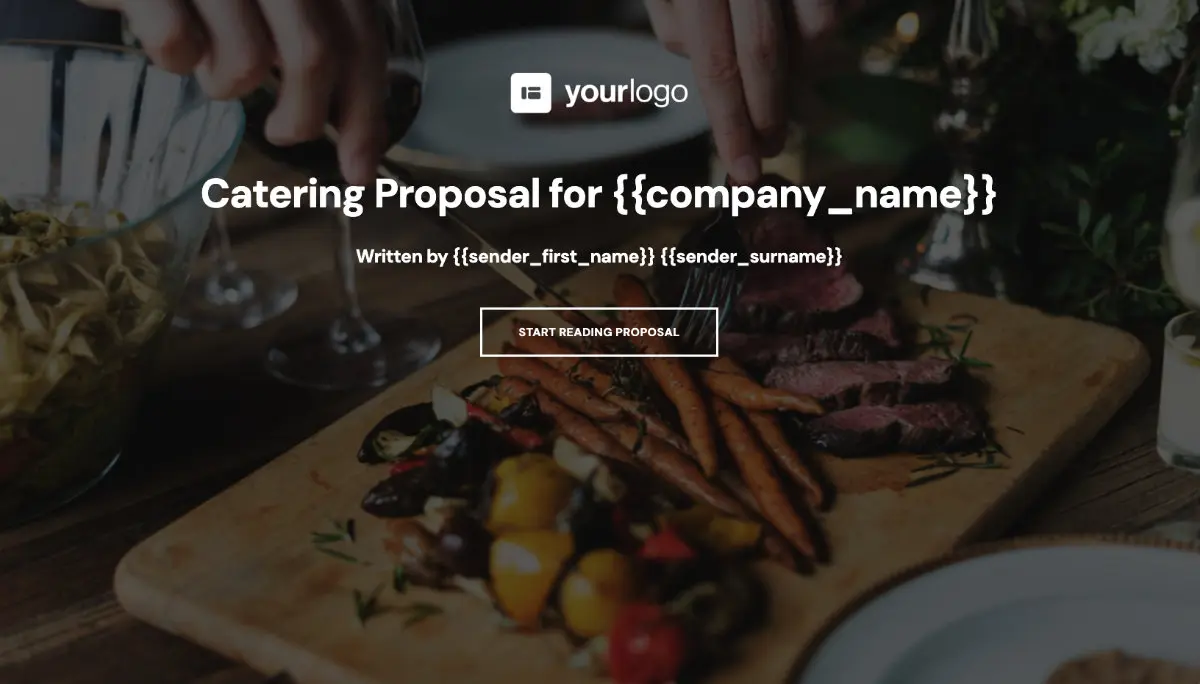 Catering Proposal Template