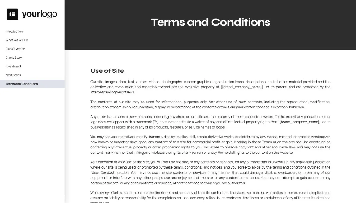 Corporate Wellness Proposal Template - Pre-written contract