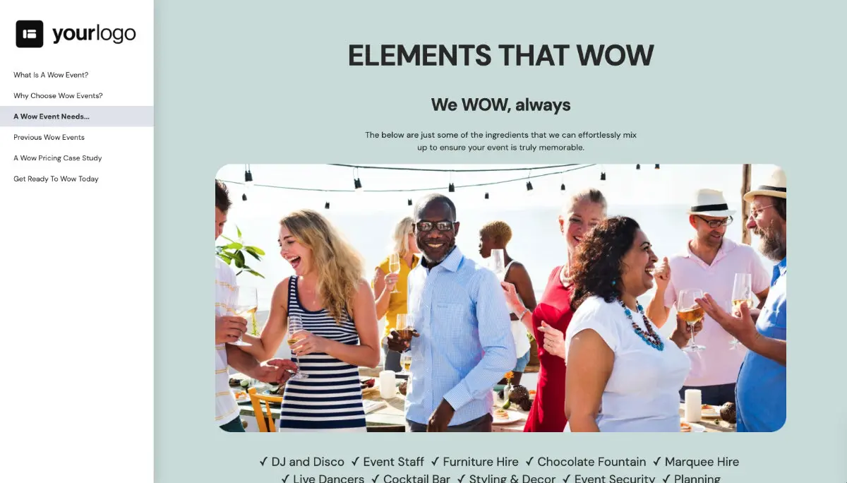 Event Planning Proposal Template - Process and timescales