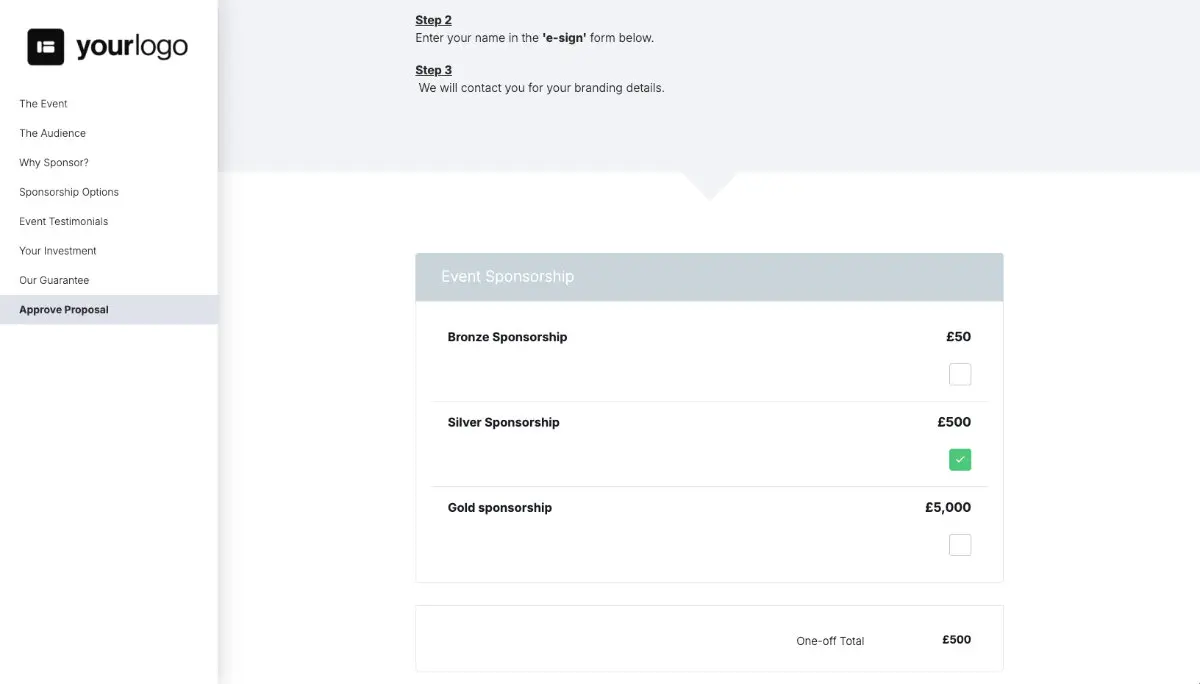 Event Sponsorship Proposal Template Slide 9