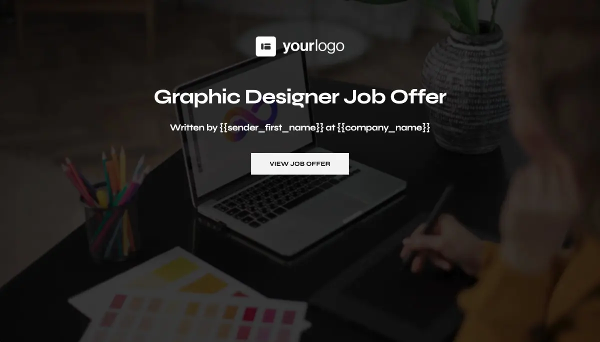 Graphic Designer Job Offer Template