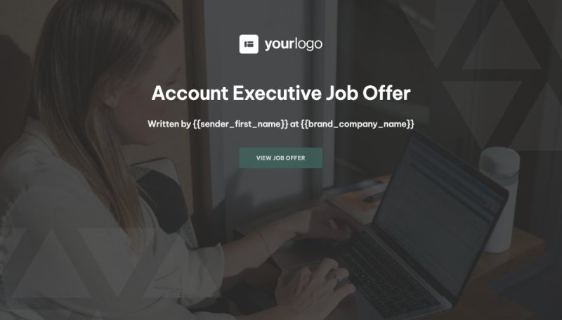 Account Executive Job Offer Template