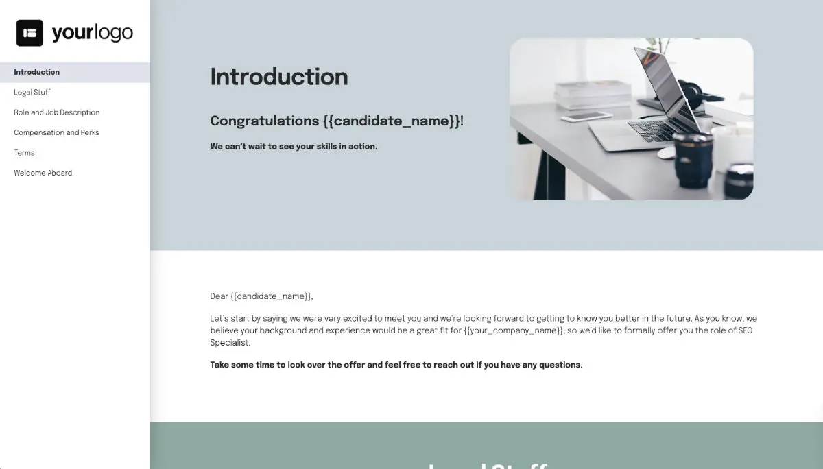 SEO Specialist Job Offer Template Slide 2