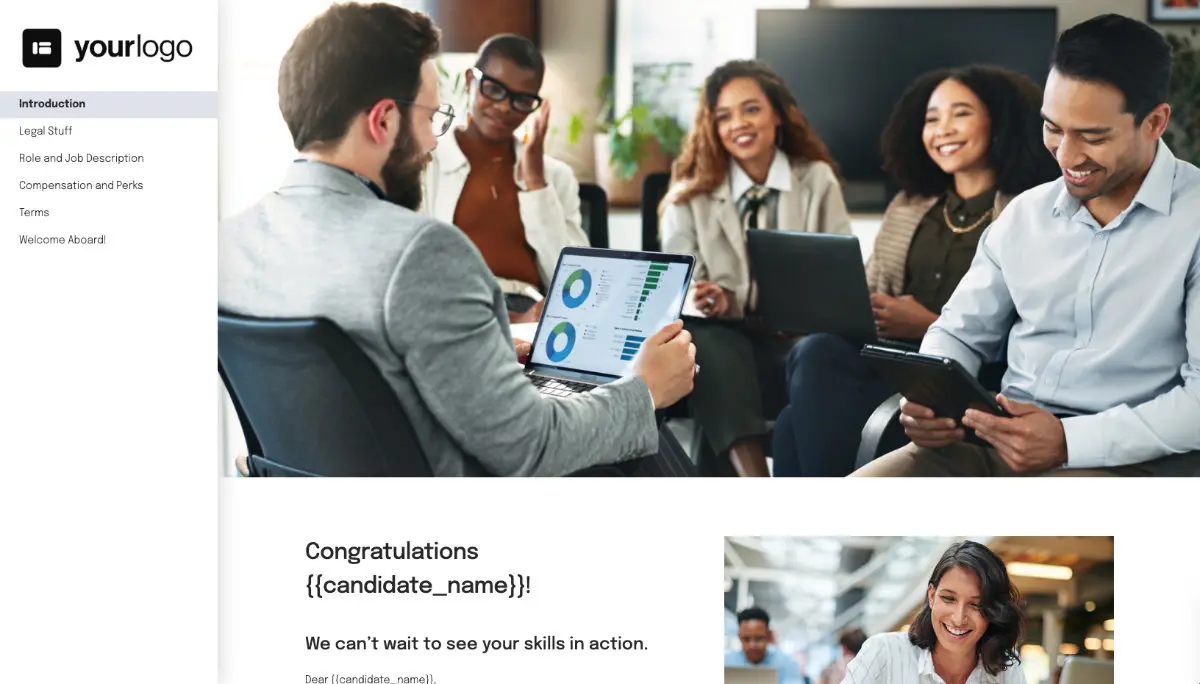 Digital Marketing Manager Job Offer Template - Pre-Written Introduction