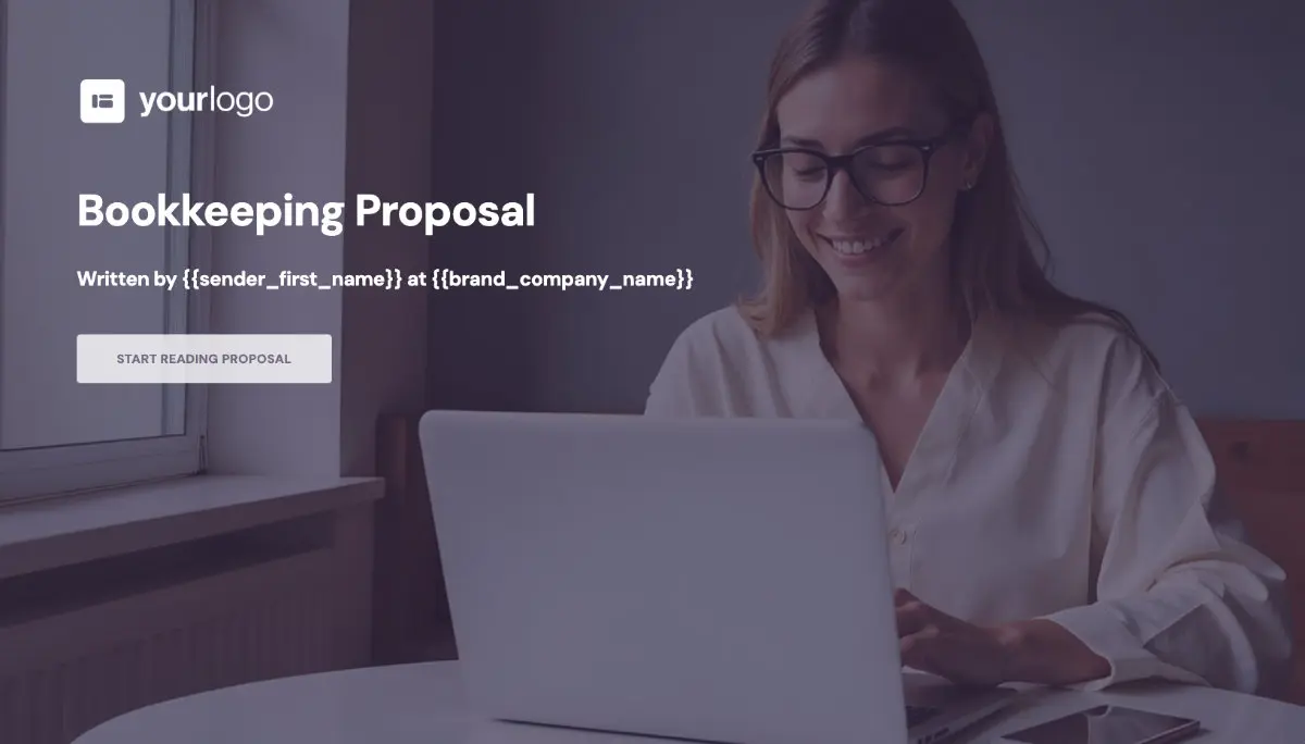 Bookkeeping Proposal Template