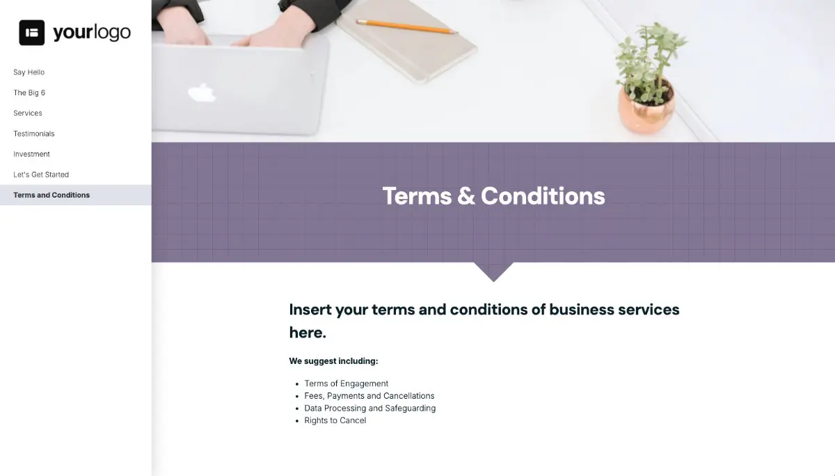 Bookkeeping Proposal Template - Pre-written contract