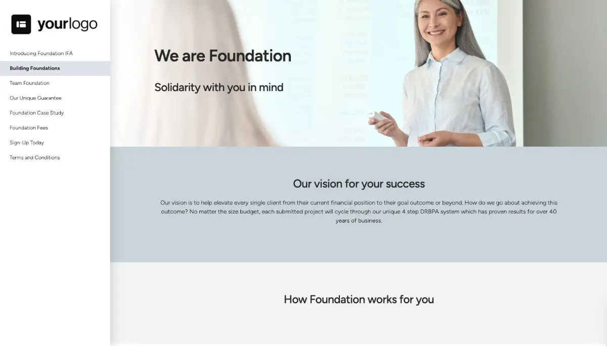 Financial Planning Proposal Template Slide 3