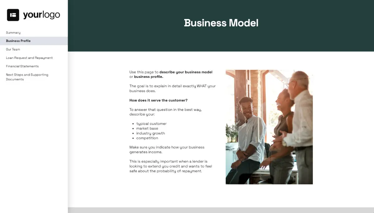 Business Loan Proposal Template Slide 3