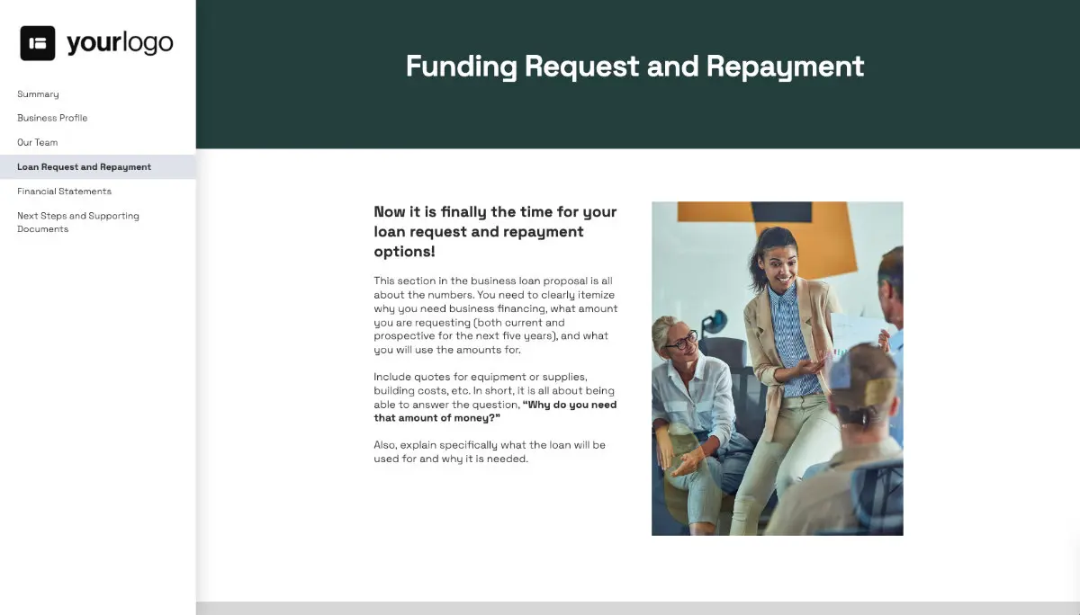 Business Loan Proposal Template Slide 5