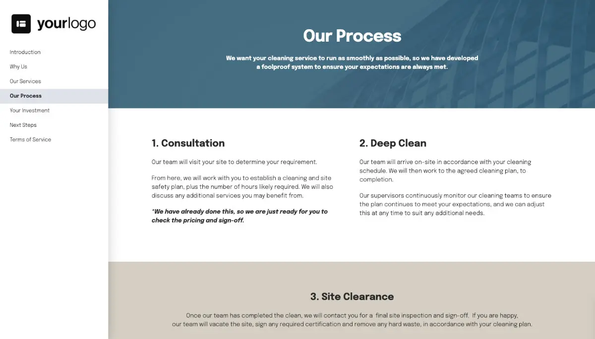 Post Construction Cleaning Proposal Template Slide 5