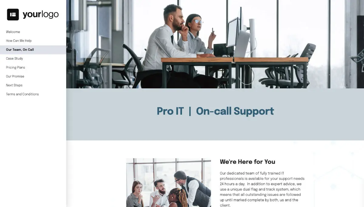 IT Support Services Proposal Template Slide 4