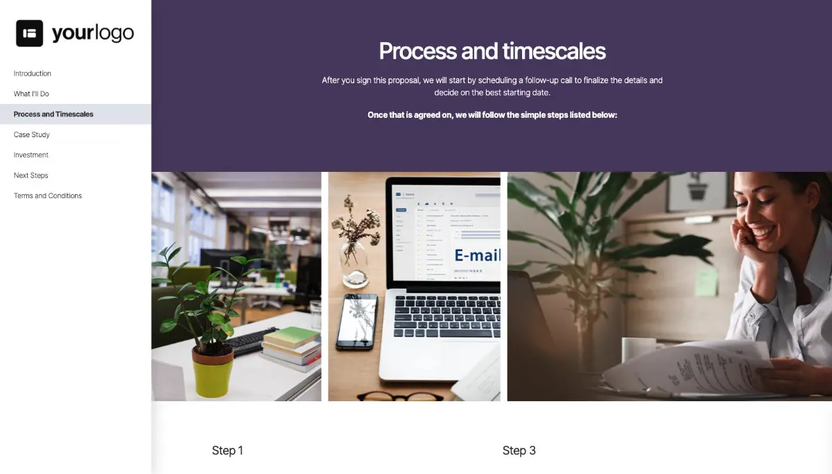 Personal Assistant Proposal Template Slide 4