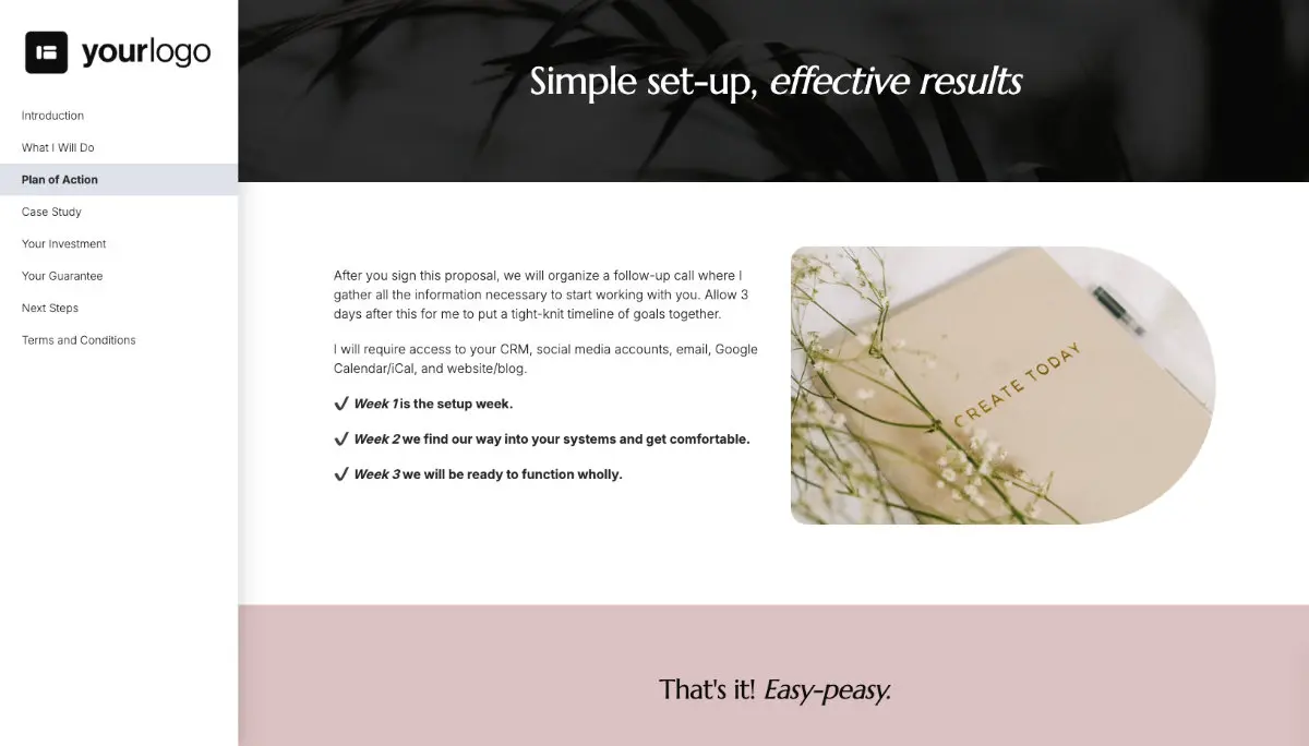 Virtual Assistant Proposal Template Slide 4