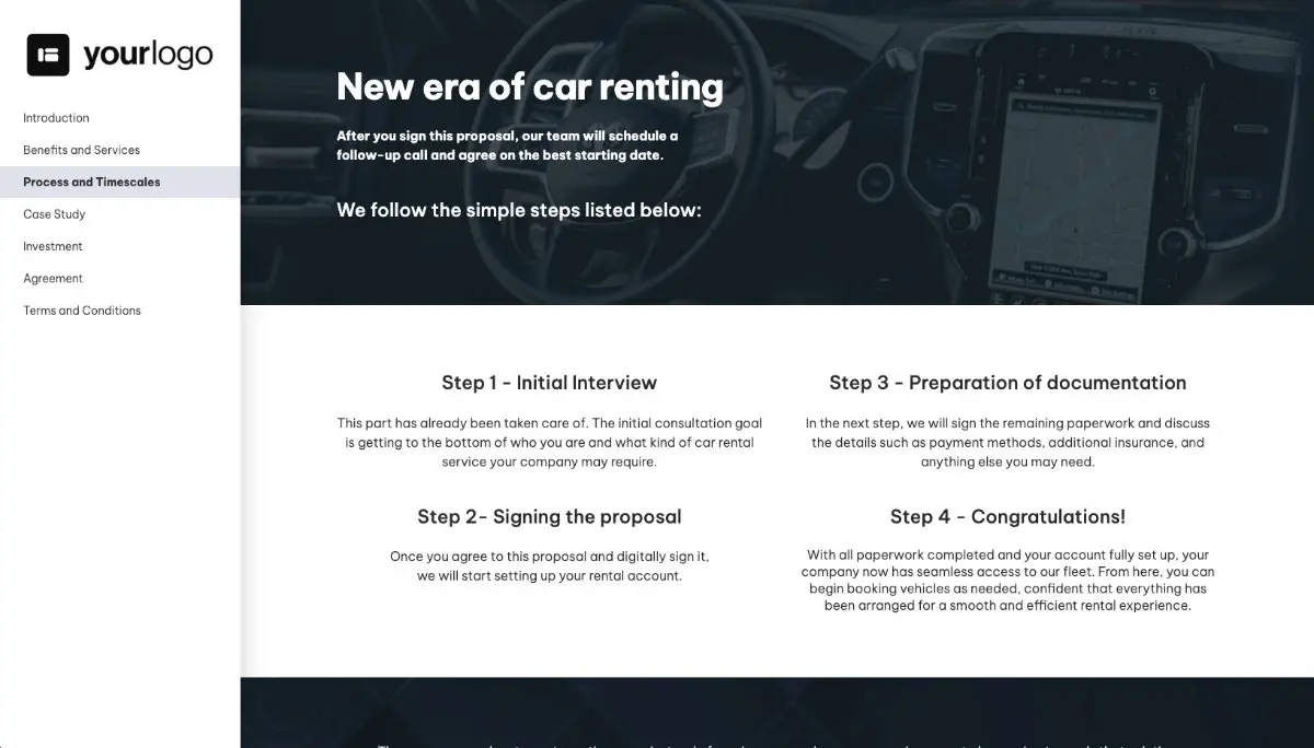 Car Rental Proposal Template Slide 4