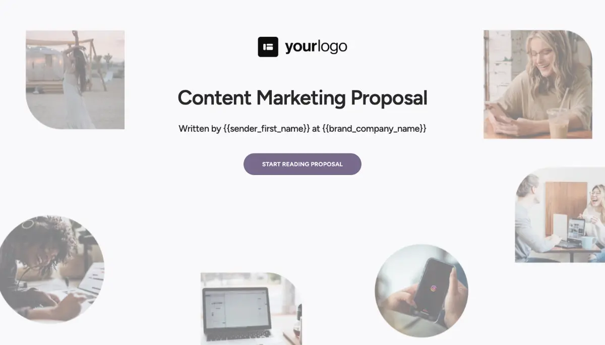 Content Marketing Proposal Template
