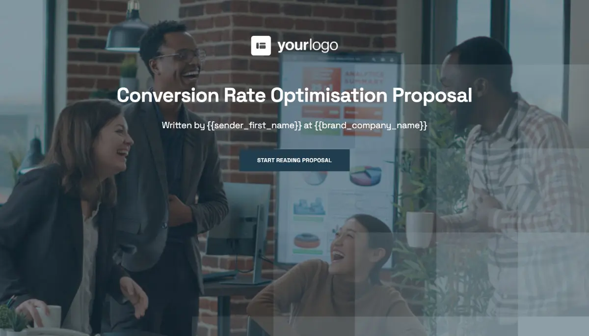 Conversion Rate Optimisation Proposal Template
