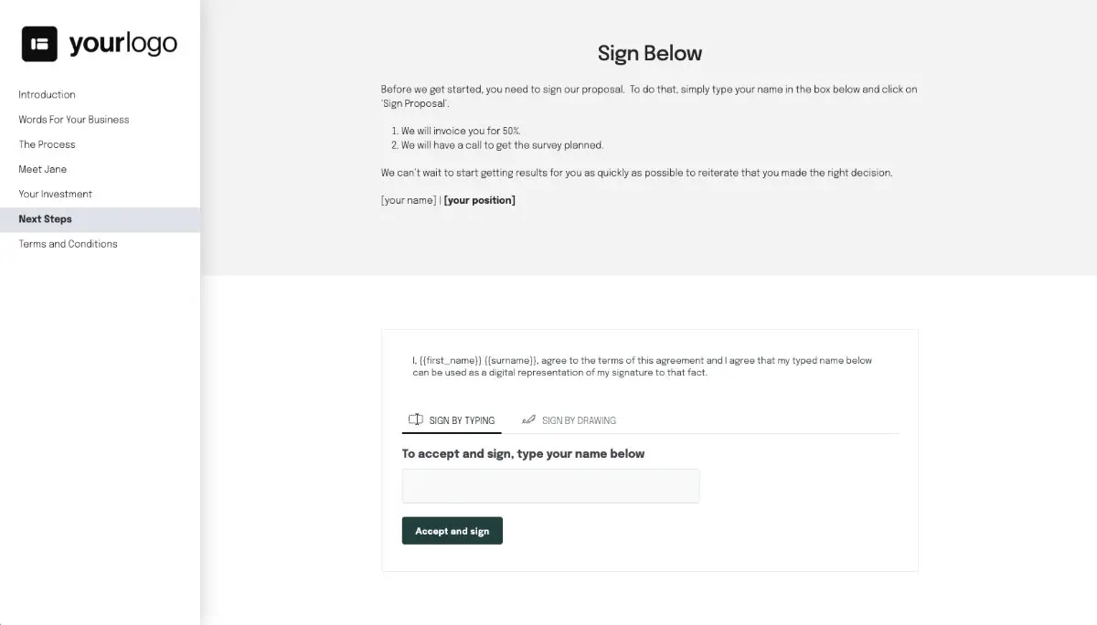 Copywriting Proposal Template Slide 7