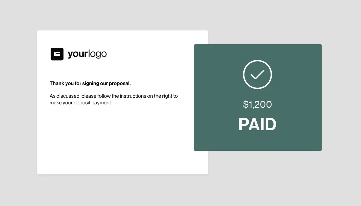 Cross Promotion Proposal Template - Take payments from your clients