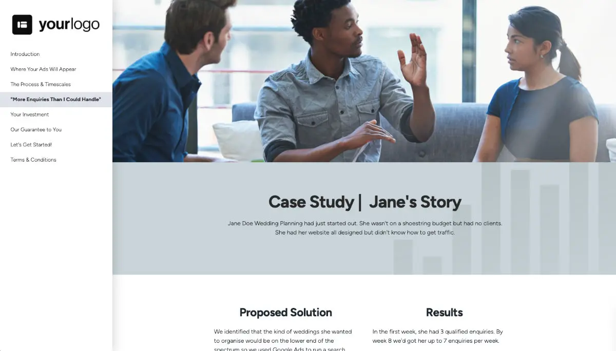 Google Adwords Proposal Template Slide 5