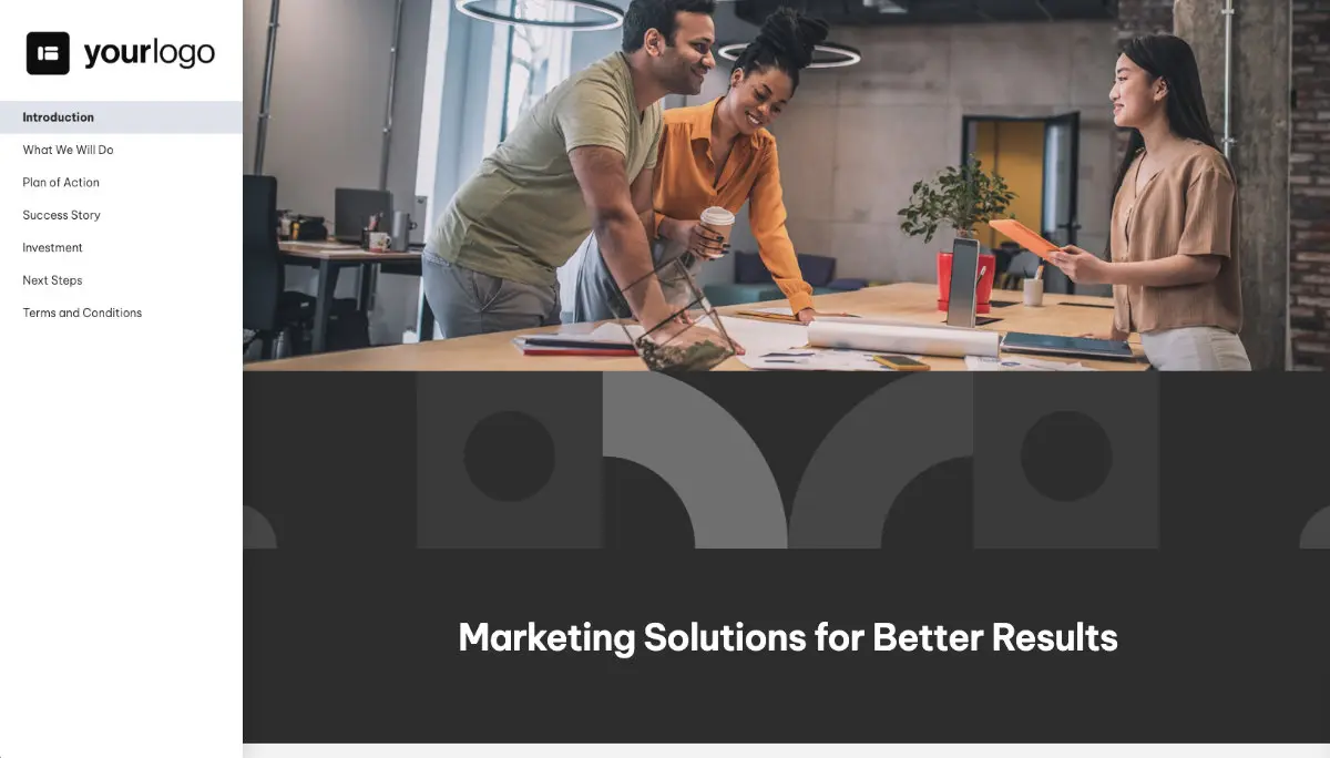 Marketing Plan Proposal Template Slide 2