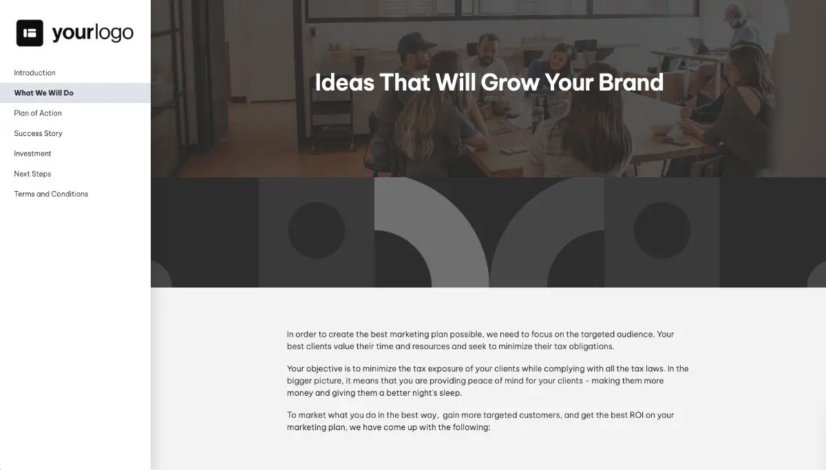 Marketing Plan Proposal Template Slide 3