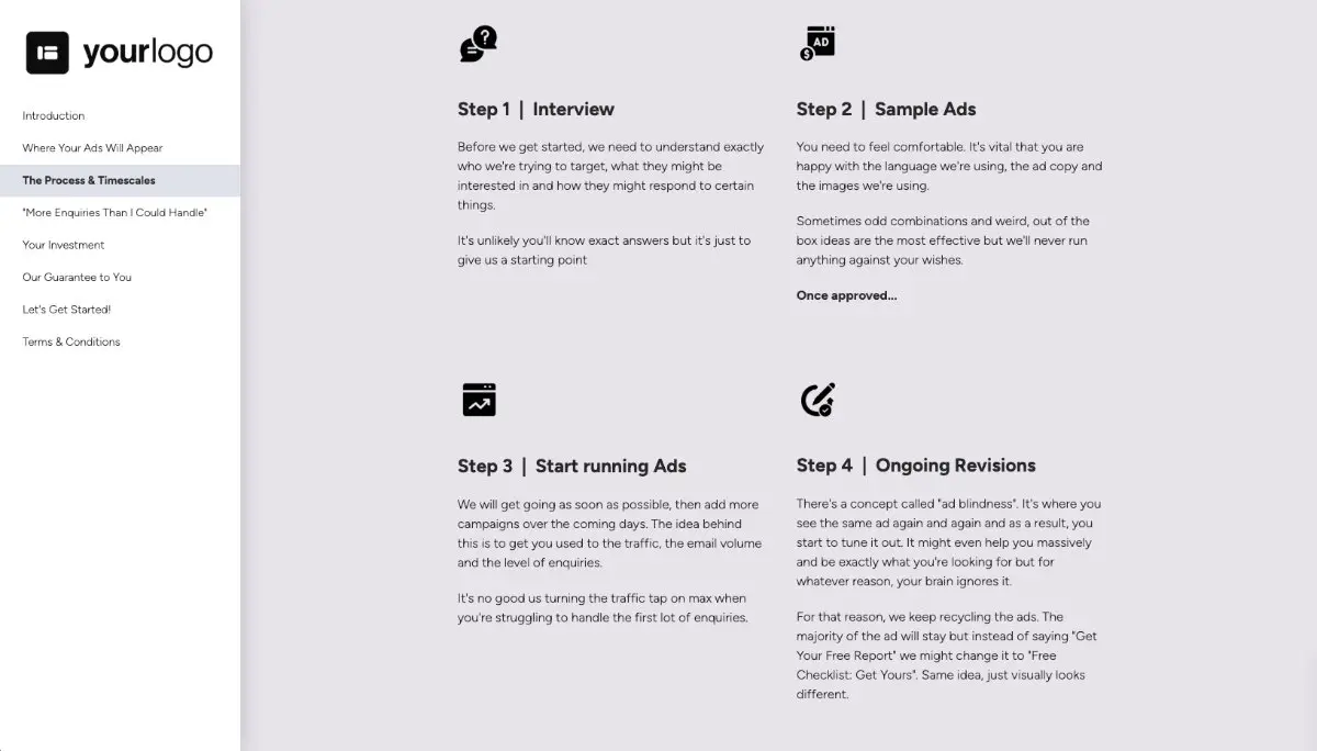 Marketing Services Proposal Template Slide 4