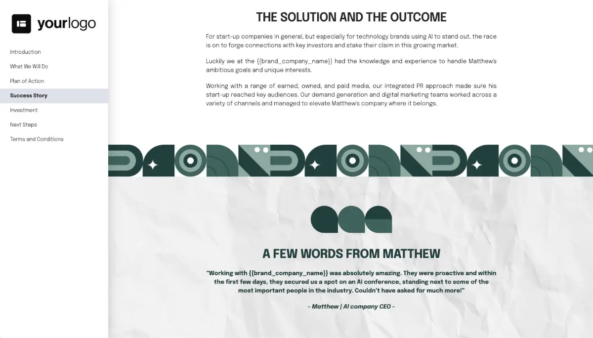 PR Campaign Proposal Template - Case study example