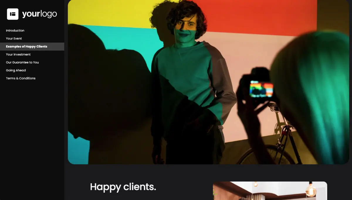 Photography Proposal Template Slide 4