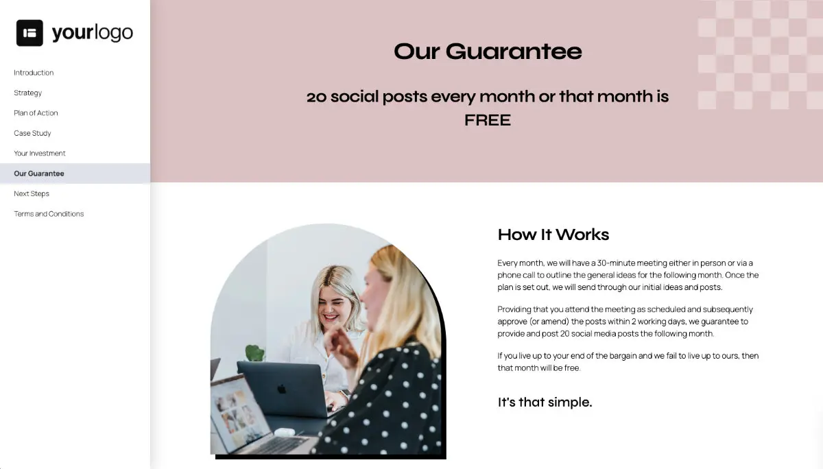 Social Media Management Proposal Template Slide 7